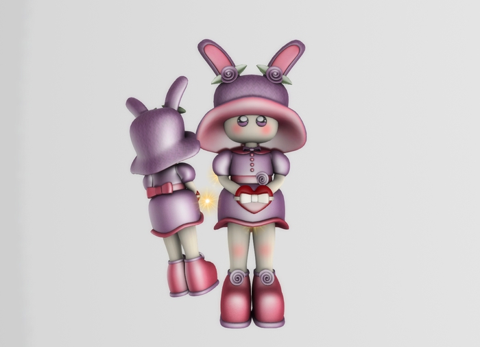 Pretty Hat Doll Usa No.8 Box