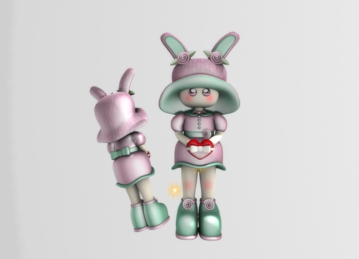 Pretty Hat Doll Usa No.4 Box