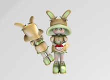 Pretty Hat Doll Usa No.5 Box