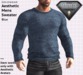 Second Life Marketplace - GridWear Aesthetic Sweater - Blue