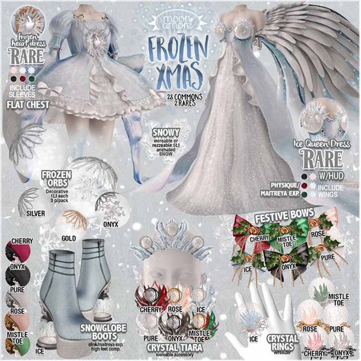 :MoonAmore: Frozen Xmas / Crystal Ring (Mistletoe)
