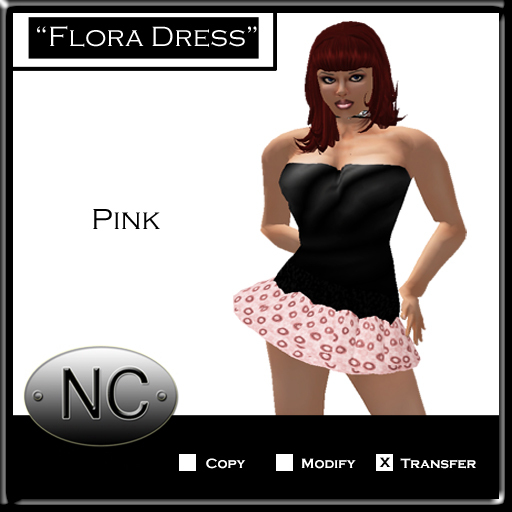 NC-Flora Dress-Pink