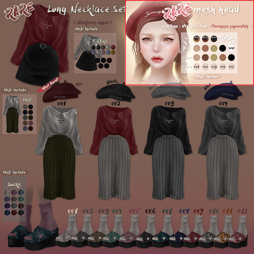 VCO ~ Lovely Me . Mesh Head _ RARE