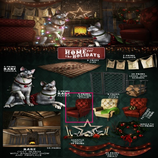 RO - Home for the Holidays - Leather Chair