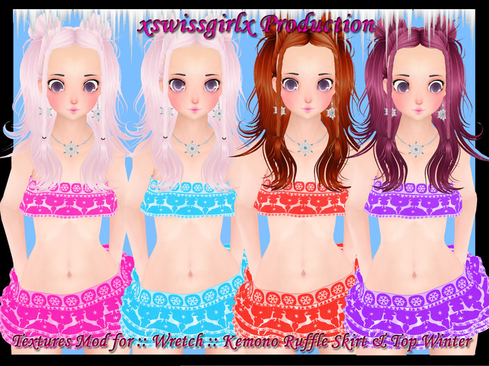 Textures Mod for :: Wretch :: Kemono Ruffle Skirt & Top Winter