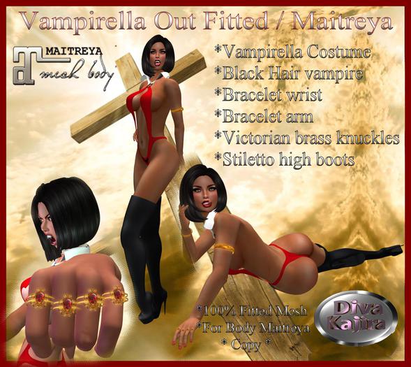 "DK" ☬ Vampirella ☬ Out Fitted / MAITREYA    