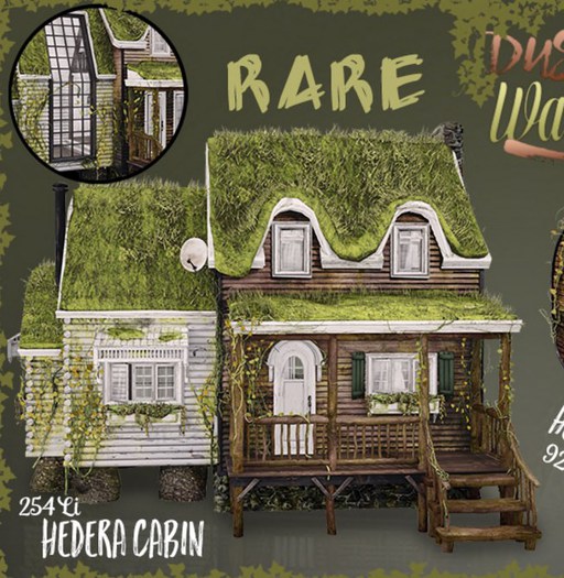 dust bunny . wanderlust . hedera cabin  RARE