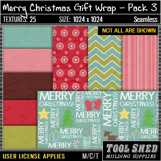 second-life-marketplace-tool-shed-merry-christmas-gift-wrap-pack
