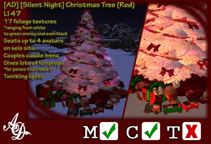 [AD] [Silent Night] Christmas Tree (Red)