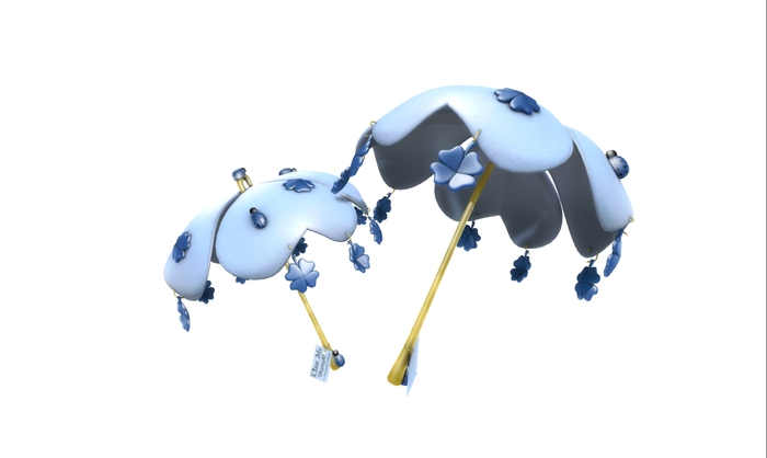 Mesh Cute Pastel Umbrella Box No.7