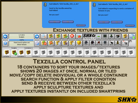 Second Life Marketplace - Texzilla - Texture browser / organizer