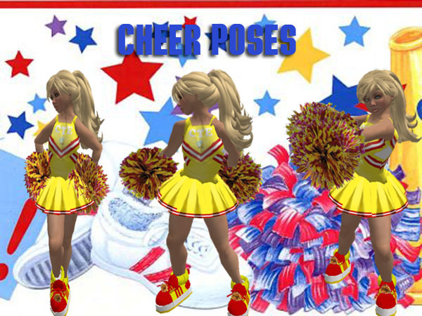 cheer poses mega pack 25 poses