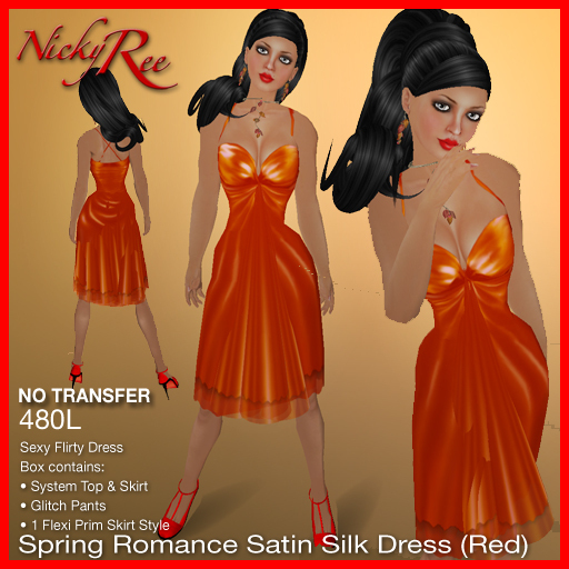 Spring Romance Short Dress - Red