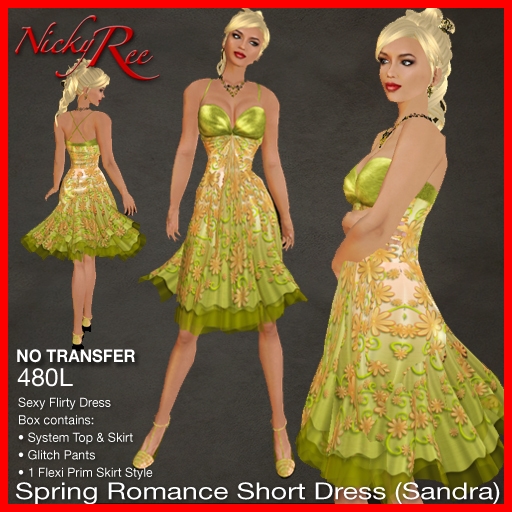 Spring Romance Short Dress - Sandra