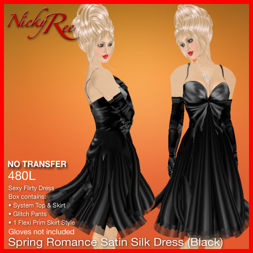 Spring Romance Mini Dress Set (Black)