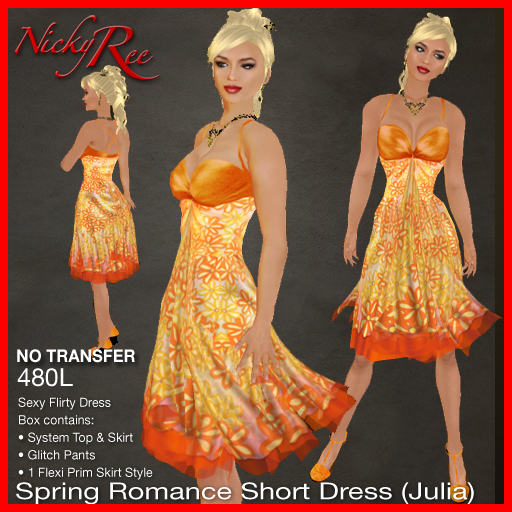 Spring Romance Short Dress - Julia