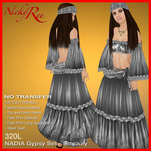 Nadia Gypsy Set - Smokey