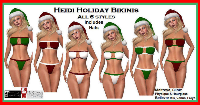 *MM* Heidi Holiday Bikini Set 1