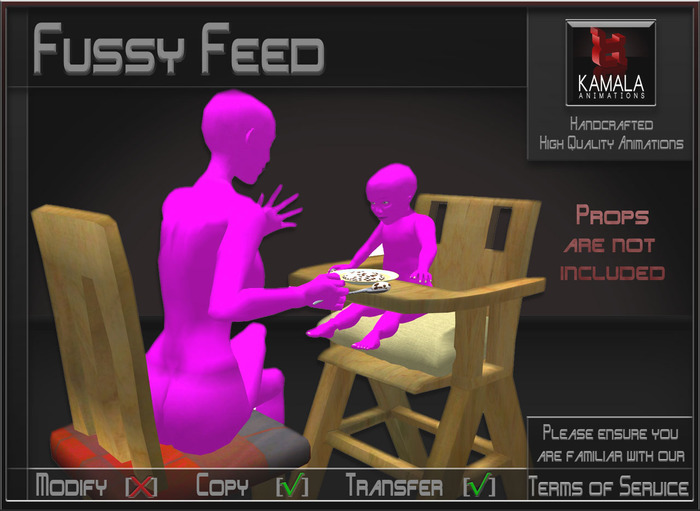 ToddleeDoo (boxed) Couple Fussy Feed Kamala Animations