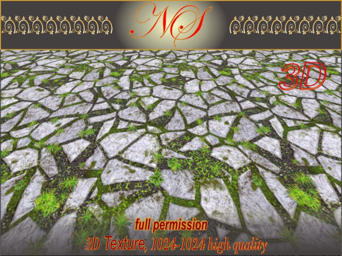 3d texture pavers N_s-P002