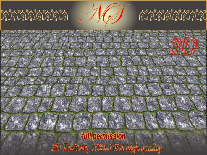 3d texture pavers N_s-P003