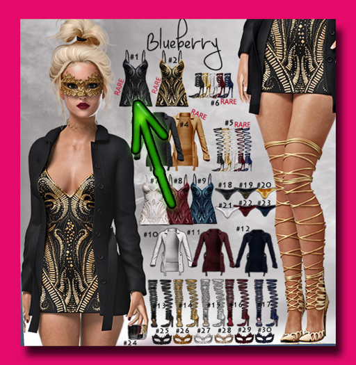 #1 Blueberry / Show Time / Maitreya - Dress *Famous* / RARE
