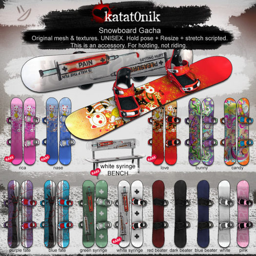 *katat0nik* (nase) Snowboard RARE
