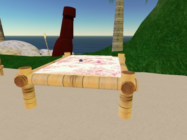 Tiki - bamboo bed
