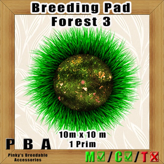 Breeding Pad "Forest 3" 10m x 10m