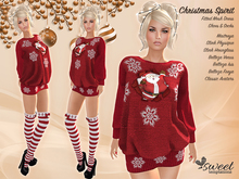 Sweet Temptations :: Christmas Spirit Outfit for Maitreya, Slink (P, H), Venus, Isis, Freya & Classic