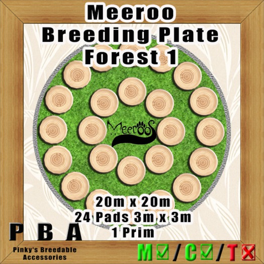 Meeroo Breeding Plate "Forest 1"