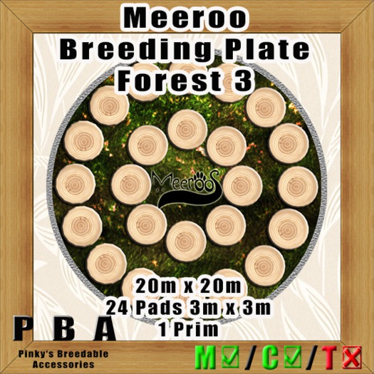 Meeroo Breeding Plate "Forest 3"