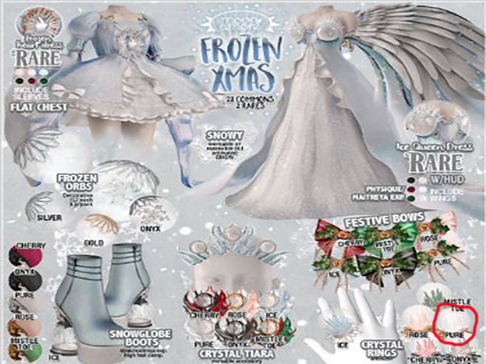 :MoonAmore: Frozen Xmas / Crystal Ring (Pure)