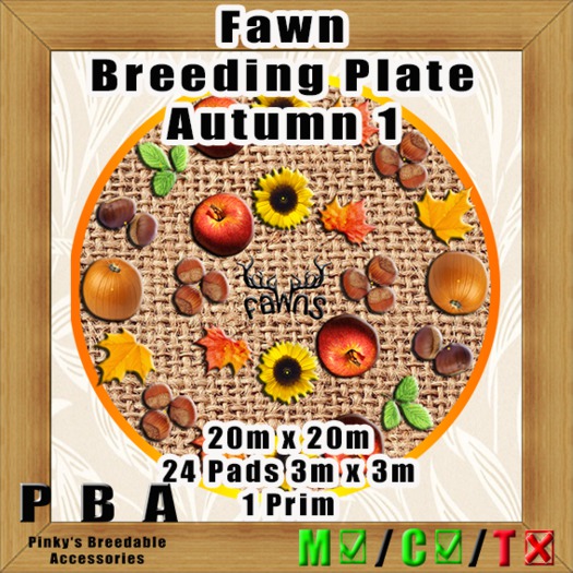Fawn Breeding Plate "Autumn 1"