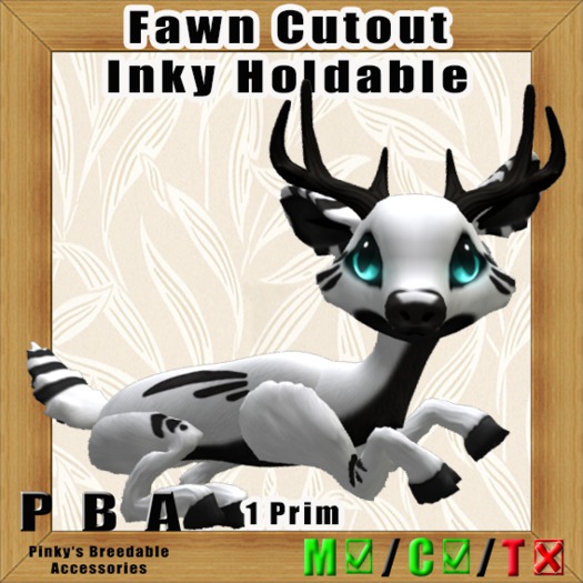 Fawn Cutout Holdable - Inky Box