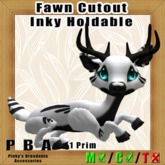 Fawn Cutout "Holdable - Inky"