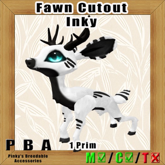 Fawn Cutout "LE Inky"