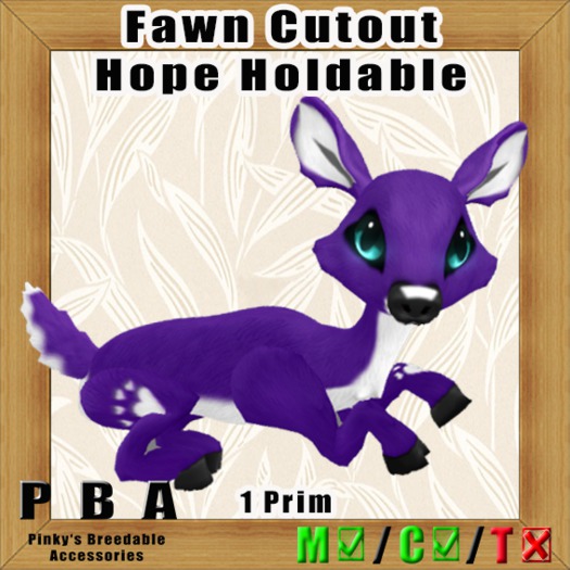 Fawn Cutout Holdable - Hope Box