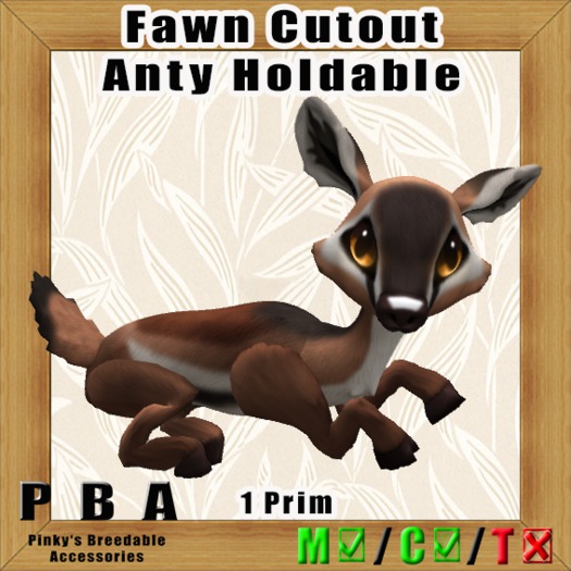 Fawn Cutout Holdable - Anty Box