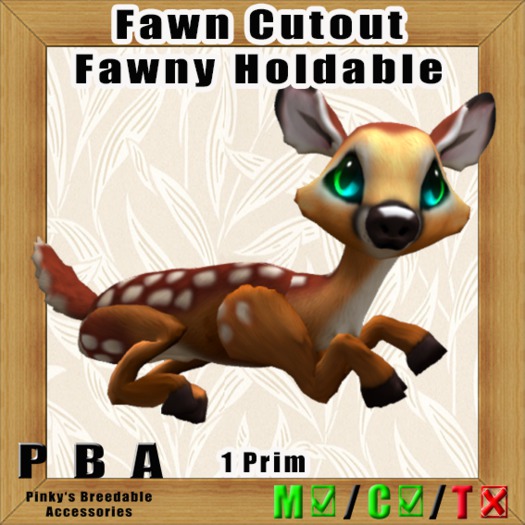 Fawn Cutout Holdable - Fawny Box