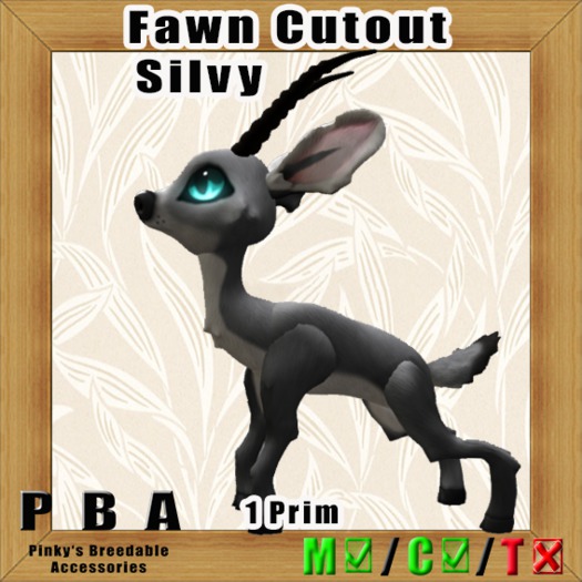 Fawn Cutout Running Pet - Silvy Box