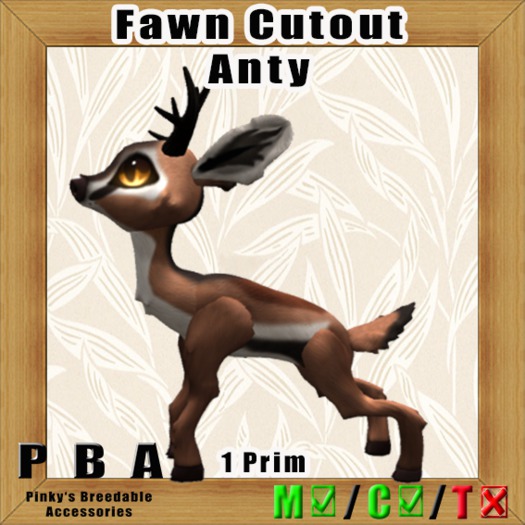 Fawn Cutout Running Pet - Anty Box