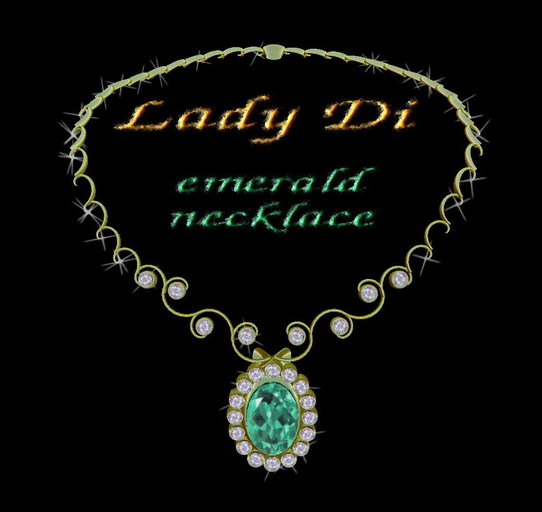 Lady Di emerald necklace
