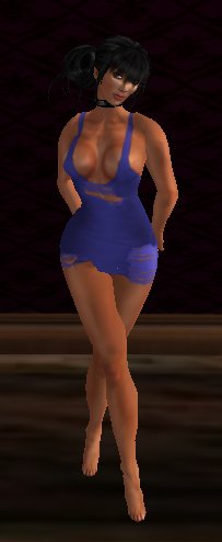 Azure Ripped Camisk