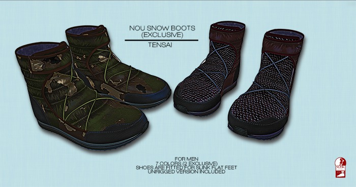 {tensai} Nou Snow Boots CAMOUFLAGE {WEAR TO UNPACK}