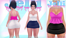 {Jelli} Kino Dress Black/Pink