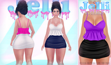 {Jelli} Kino Dress Black/Purple