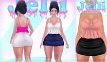 {Jelli} Kino Dress Black/Salmon