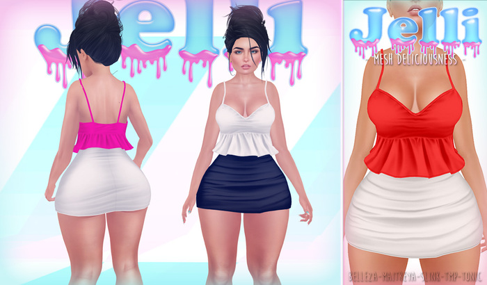 {Jelli} Kino Dress White/Red
