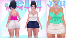 {Jelli} Kino Dress White/Teal